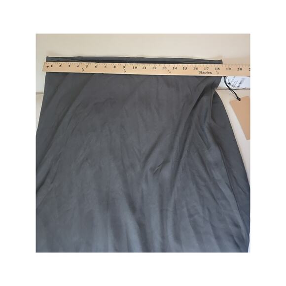 NWT Halogen Plus XL Skirt Gray Business Casual Office Fall Winter Midi Swing - Picture 5 of 6